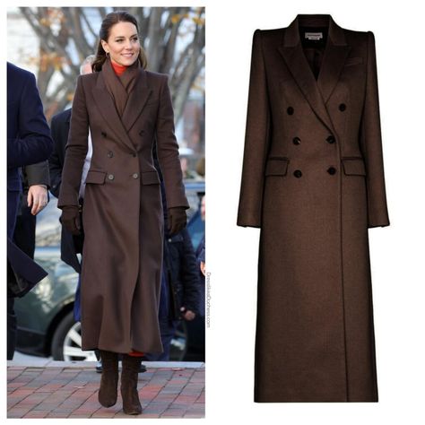 10 of Kate Middleton's Favorite Fall Coats - Dress Like A Duchess Kate Middleton Long Coat, Kate Middleton Fall Style, Kate Middleton Coat, Long Tweed Coat, Client Board, Fall Coats, Wool Jackets, Belted Wrap Coat, Fall Outerwear