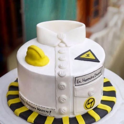 Radhe Cakery🎂 on Instagram: “Cake for engineer. . Tag your engineer friends .  Customise cakes 💕 . . 💯% eggless cakes. . At Pocket friendly rates. . #contact…” Engineering Cake Ideas, Law Cake, Engineer Cake, Congratulations Cake, Eggless Cakes, Medical Engineering, Student Birthdays, Instagram Cake, Eggless Cake