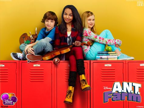 A.N.T. Farm Ant Farm Disney, 80s Kids Shows, Farm Wallpaper, Wonder Pets, Dog With A Blog, Farm Show, Disney Live Action Movies, Ant Farm, China Anne Mcclain