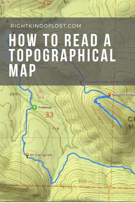 How To Read A Map, Land Navigation, Beginner Backpacking, Compass Navigation, Topography Map, Topographical Map, Map Reading, Map Skills, Be Dangerous