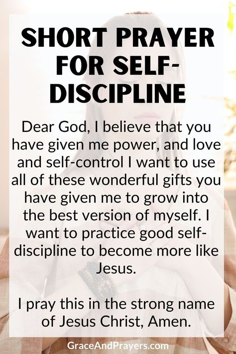 In the quest for self-discipline, let this prayer serve as a gentle reminder of the strength that lies within, guided by divine wisdom. This concise prayer seeks the Lord's assistance in cultivating self-discipline, enabling us to honor our commitments and live a life aligned with His teachings. For this prayer and more on strengthening your resolve through faith, visit Grace and Prayers. Self Discipline Spell, Prayers For Self Discipline, Prayers For Self, Prayer For Discipline, Proverbs 12, Short Prayers, Break Bad Habits, Names Of Jesus Christ, Everyday Prayers