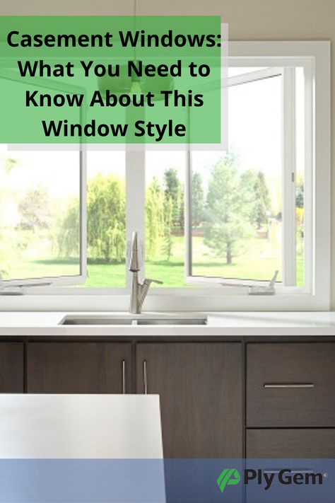 Kitchen Casement Windows Over Sink, Casement Windows Kitchen, Kitchen Window Above Sink, Window Above Sink, Above The Kitchen Sink, Types Of Windows, Window Over Sink, Modern Window Design, Above Sink