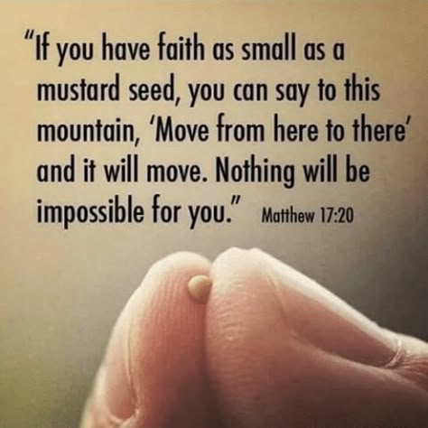 Prayer Scriptures, Faith Prayer, Bible Knowledge, Inspirational Prayers, Favorite Bible Verses, Faith Inspiration, Prayer Quotes, Mustard Seed, Religious Quotes