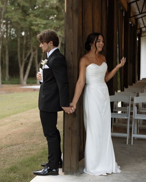 A ‘first touch’ can be an intimate and emotional moment without seeing each other before the ceremony. Whether it’s holding hands around a door, exchanging private vows, saying a prayer, or sharing a quiet conversation, it gives you a chance to spend a few minutes together even without seeing one another. It also gives you a chance to connect and calm your nerves before walking down the aisle, while keeping the tradition of not seeing each other alive!! ——— Film photographer | wedding photo... Private Vows Wedding Photos, Say A Prayer, Film Photographers, Walking Down The Aisle, Wedding Inspo, Dream Wedding, Wedding Photos, Wedding Photographers, In This Moment