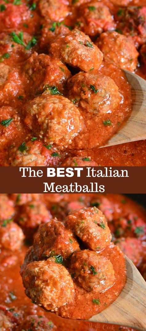 Classic Meatballs Recipe, Best Italian Meatball Recipe, Classic Meatballs, Meatballs Italian, Tender Meatballs, Italian Meatball, Italian Meatballs Recipe, Meatball Recipes Easy, Meatball Recipe