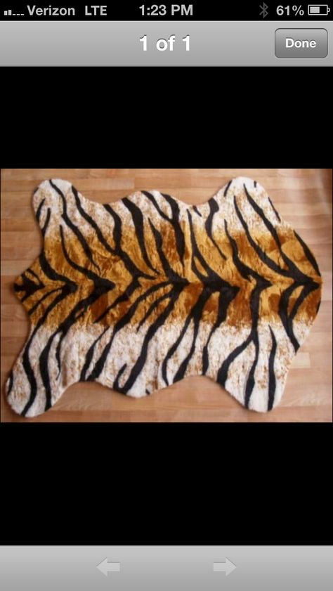 Gotta get one of these rugs for the nursery.  Not sure if I like this one or one with a head better. Faux Fur Rugs, Animal Skin Rug, Fur Rugs, Tiger Rug, Flat Weave Carpet, Skin Rugs, Tiger Skin, Fake Animals, Animal Rug