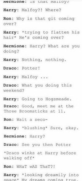 Harry Draco, Gay Harry Potter, Harry Potter Puns, Dirty Harry, Harry Potter Comics, Draco Harry Potter, Harry Potter Draco Malfoy, Harry Potter Ships, Harry Potter Headcannons