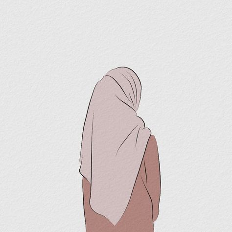 Kartun Muslimah | by nisfa | Ilustrasi wanita, Gambar wajah kartun, Desain karakter wanita Pins