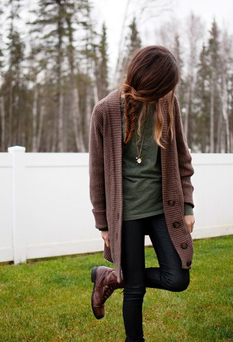 Can't wait for cool weather and cozy clothes. #MyVSFallEdit Scene Girl, Fishtail Braid, Outfit Chic, Victoria Secrets, Mode Inspo, Looks Style, Mode Inspiration, Fall Winter Outfits, Fashion Street