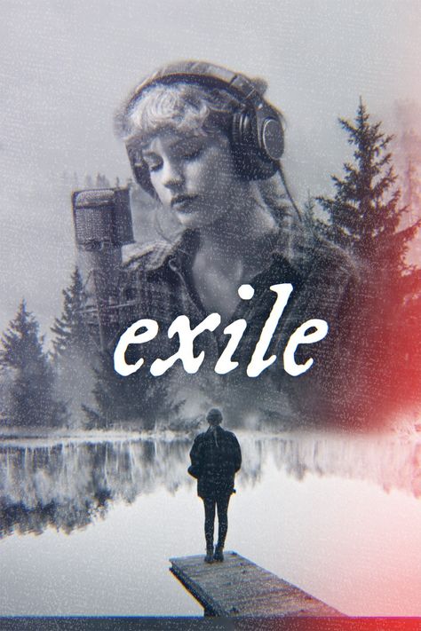 Exile taylor Swift Exile Poster Taylor Swift, Exile Taylor Swift Wallpaper, Taylor Swift Spotify Cover, Exile Taylor Swift, Taylor Swift Core, Taylor Swift Spotify, Taylor Swift Dress, Music Journal, Punk Poster