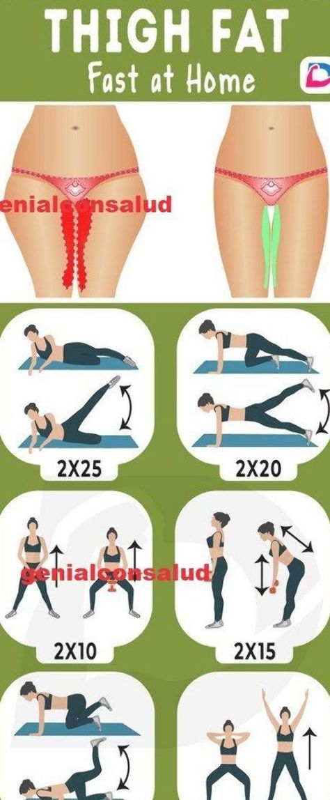 Best Exercises to Reduce THIGH FAT Fast at Home Reduce Thigh Fat, Exercise To Reduce Thighs, Fitness Home, Squat Challenge, Trening Fitness, Thigh Fat, Yoga Exercises, Trening Abs, Do Exercise