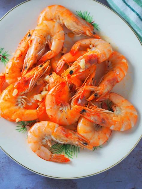 Pinoy Food Filipino Dishes, Filipino Ulam, Buttered Shrimp, Food Filipino, Chicken Macaroni Salad, Kawaling Pinoy, Creamy Tuna Pasta, Pinoy Foods, Fresh Shrimp