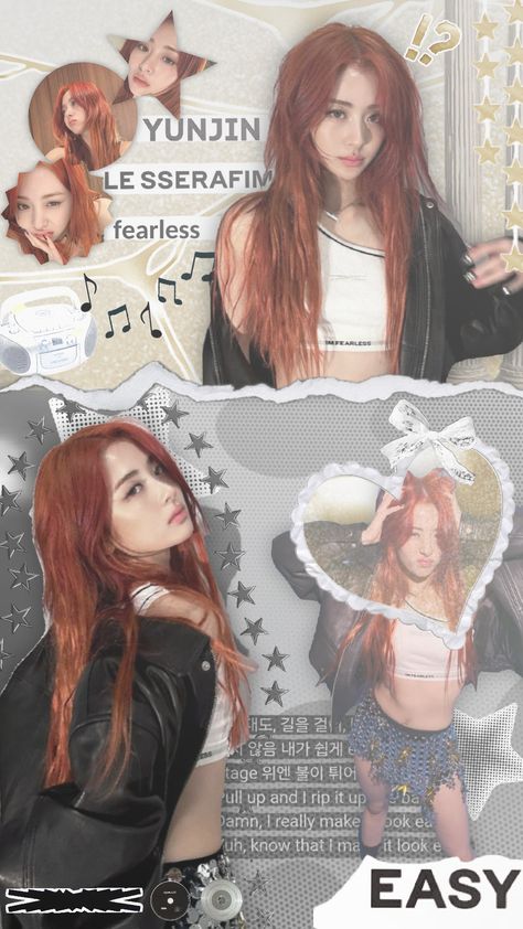 Yunjin lesserafim easy wallpaper 🔗🤍💫 #easy #lesserafim #lesserafimeasy #yunjin Kpop Lesserafim, Yunjin Wallpaper Aesthetic, Huh Yunjin Wallpaper Aesthetic, Huh Yunjin Aesthetic, Le Sserafim Aesthetic Wallpaper, Lesserafim Yunjin, Le Sserafim Yunjin Wallpaper, Le Sserafim Wallpaper Aesthetic, Huh Yunjin Wallpaper