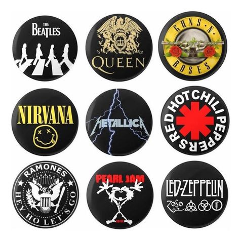 Band Badges, Vinyl Record Art Ideas, Badge Maker, Band Stickers, Vinyl Record Art, Cd Art, Record Art, Collage Phone Case, Music Stickers