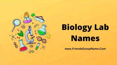 Biology Lab Names: Today we will provide you the Biology Lab Names list and I am very excited while giving the names list, I checked this list a lot and after doing a lot of research, I am trying to provide you the list, you will see it very well. If you understand, then you ... Read more The post Biology Lab Names【2023】Best, Funny & Good Lab Names For Biology appeared first on Friends Group Name List for Friends, Family, Cousins, Cool and Funny. Biology Group Chat Names, Friends Group Name, Group Chat Names, Biology Lab, Study Biology, Group Name, Biology Labs, Names List, Science Club