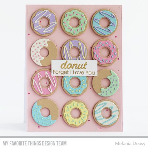 Diy Donuts, How To Make Frames, Cake Candy, Photo Album Craft, Photo Album Diy, Frame Card, Scrapbooking Stamps, Mft Stamps, Scrapbooking Diy