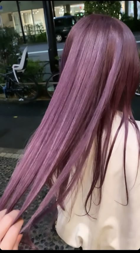 Pelo Color Vino, Fairytale Hair, Plum Hair, Beige Hair, Korean Hair Color, Creative Hair Color, Violet Hair, Pretty Hair Color, Colorful Hair