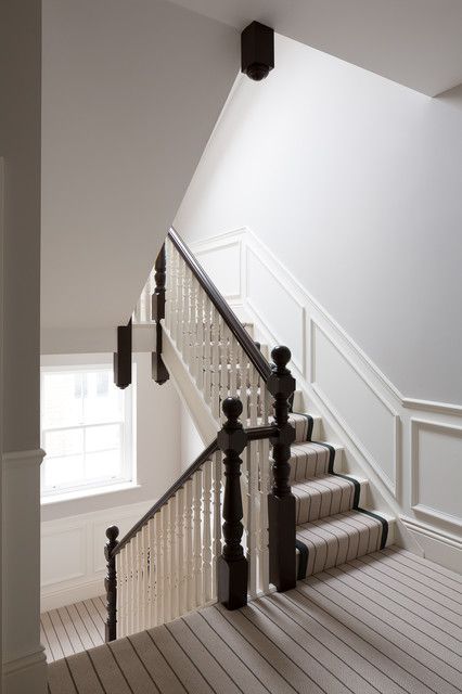 Edwardian Staircase, Double Fronted House, Hallway Storage Ideas, Victorian Terrace Hallway, Terrace Hallway, Edwardian Hallway, Victorian Staircase, White Hallway, Victorian Hallway