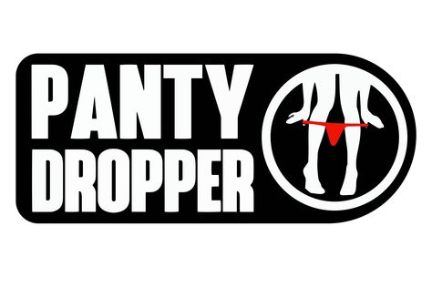 Panty Dropper sticker is ideal in size measuring 10cm x 4 cm (3.9x1.6 inches). Applied by simple peel and stick. The sticker is made of vinyl and will stretch over curves, it is perfect for your helmet, motorcycle or really anything! The sticker is: -Weather resistant -Waterproof / Oilproof -High Quality Adhesive (does not leave marks) -100% AWESOME! Thai Motorcycle Sticker Design, Motorcycle Sticker Design Ideas, Bike Stickers Design Ideas, Motorcycles Helmets, Card Tattoo Designs, Helmet Motorcycle, Racing Stickers, Cricut Stencils, Bike Stickers