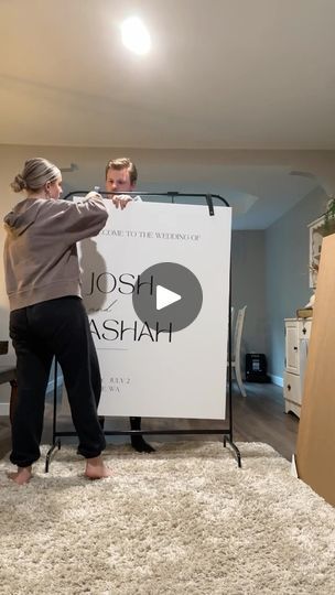 39K views · 1.3K reactions | Would you try out this DIY hack for your wedding day? We absolutely love IKEA when it comes to wedding decorations and DIYing. 💍🪄  Not only will it help you save some bucks, but it’s also a fantastic bonding activity for you and your partner before the big day. 💙  Video credit: @ashahunruh on TikTok  #weddings #weddingdiy #weddinghacks #ikeahack #weddingidea #bridetobe #weddingplanning | Bridebook | bridebookhq · Original audio Ikea Wedding Sign, Ikea Wedding Decor, Ikea Wedding Hacks, Ikea Wedding, Wedding Hacks, Diy Hack, Wedding Crafts Diy, Bonding Activities, 2025 Wedding