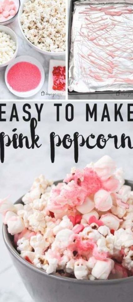 Baby Shower Food Pink Valentines Day 27+ Ideas #food #babyshower #baby How To Make Pink, Baby Shower Food For Girl, Baby Shower Snacks, Pink Popcorn, Valentines Baby Shower, Babyshower Party, Baby Shower Treats, Shower Desserts, Baby Shower Desserts