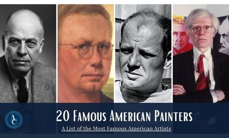 20 Famous American Painters: A List of the Most Famous American Artists – Artchive Famous Americans, American Artists, Painter