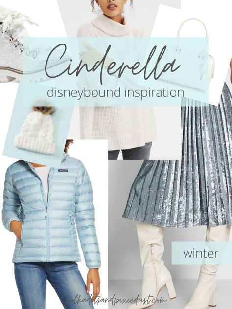 Winter Disneybound, Cinderella Disneybound, Disney Paris, Disney Bound Outfits, Disney Party, Disney Shirts, Disney Outfits, Disney Style, Disney Inspired