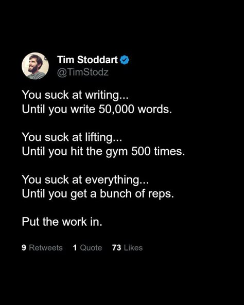 That's the key to mastery. I wish there was a shortcut. There basically isn't. You just have to do the work. Financial Quotes, Value Quotes, Saving Quotes, Man Up Quotes, Powerful Motivational Quotes, Positive Quotes For Life Motivation, Do The Work, Note To Self Quotes, Self Quotes