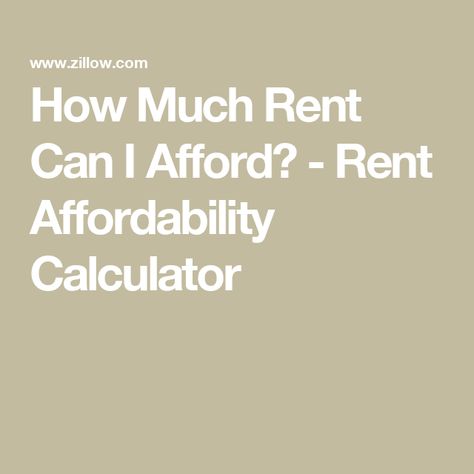 How Much Rent Can I Afford? - Rent Affordability Calculator Rent Savings Plan, How Much Rent Can I Afford, First Apartment Tips, Apartment Tips, Monthly Savings, Net Income, Money Moves, Monthly Expenses, Savings Plan