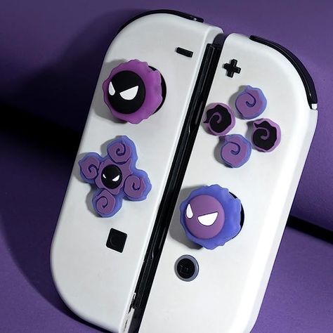 Nintendo Switch Customization, Nintendo Switch Lite Thumb Grips, Switch Thumb Grips, Purple Nintendo Switch Png, Nintendo Switch Thumb Grips, Nintendo Switch Oled Accessories, Custom Switch Joycon, Nintendo Switch Joystick Caps, Purple Xbox Controller