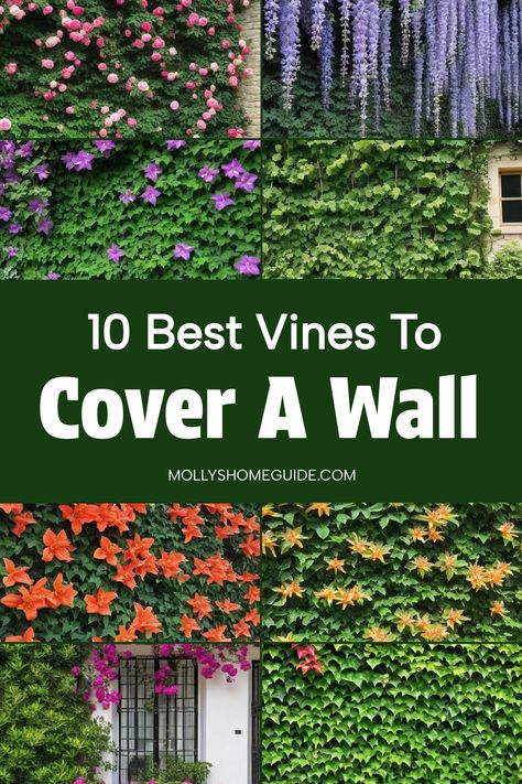 Enhance the beauty of your garden with the best vines to cover a wall. From Climbing Clematis to English Ivy, discover fast-growing plants that will transform your space into a lush oasis. Whether you're looking for trellis plants for your garden or cascading vines for a wall garden, these options will add depth and texture to any outdoor area. Explore these plants to cover a fence and wall, and watch as nature weaves its magic into your surroundings.