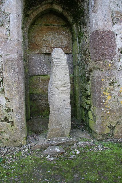 Ogham Stone, Ardmore, County Waterford, Ireland Ardmore Ireland, Tree Alphabet, Ogham Alphabet, Waterford Ireland, Ancient Ireland, Irish Names, Round Tower, Celtic Heritage, Standing Stones