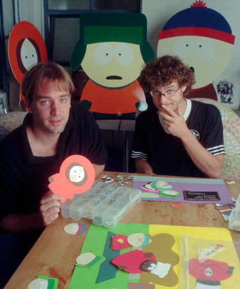 Matt Stone And Trey Parker, South Park Creators, Trey Parker Matt Stone, Trey Parker, South Park Memes, Matt Stone, Tweek And Craig, Studio Office, South Park Funny