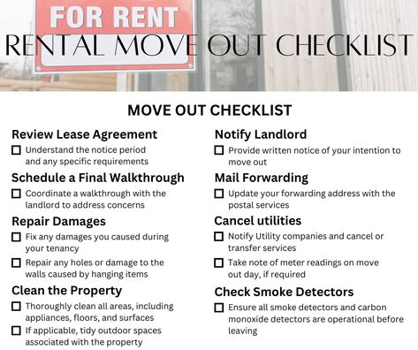 Packing Up House To Move, Moving Out List, Move Out Notice, Move Out Checklist, Finance Lifestyle, Moving Hacks, First Apartment Checklist, Apartment Checklist, Moving Truck