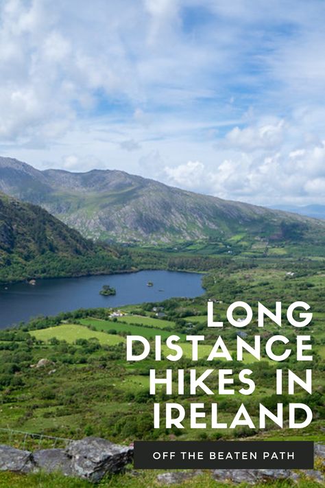 Are you planning a trip to Ireland in the near future? Many of the long distance hikes in Ireland will allow you to enjoy Ireland off the beaten path. During a hike, you may come across quaint villages which are definitely not on the average tourist’s radar. #hikinginireland #ireland #irish #backpackinginireland #visitireland #hikeireland #emeraldisle #backpacking #backpacker #wanderlust #travel #travelireland #kerryway #wicklowway #dingleway #bearaway #e8 Hiking In Ireland, Ireland Hiking, Backpacking In Europe, Backpacking Ireland, Ireland People, Hiking Bucket List, I Will Get There, Ireland Bucket List, Ireland Culture