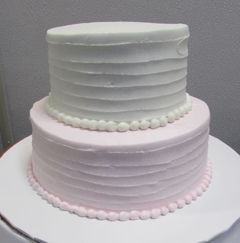 Horizontal iced tiers in white and light pink Plain Pink Cake, Light Pink Cake, Plain Cake, Pink Plain, Traditional Wedding Cakes, Tier Cake, Pink Cake, Birthday Gift Ideas, Tiered Cakes