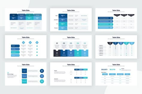 Table Slide Infographic Templates Diagrams for Powerpoint | Etsy New Zealand Table Powerpoint Design, Slide Table Design, Table Design Powerpoint, Ppt Tables Design, Infographic Table Design, Excel Table Design Layout, Powerpoint Table Design, Excel Table Design, Table Infographic Design