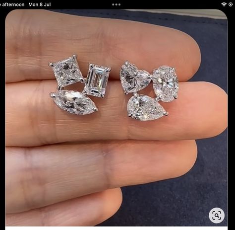 Fancy Shape Diamond Earrings, Diamond Ear Studs, Gold Band Engagement Rings, Jewelry Knowledge, Diamond Bracelet Design, Diamond Pendants Designs, Fancy Jewelry Necklace, Diamond Earrings Design, Expensive Jewelry Luxury