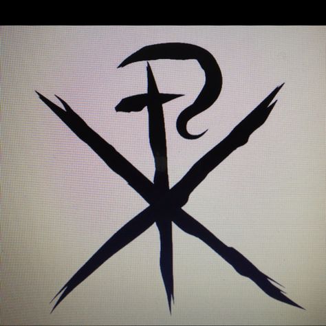 Chi Rho Armor Of God Tattoo For Men Forearm, Chi Ro Tattoo, Chi Rho Tattoo, Religous Tattoo, Christian Cross Tattoos, Kraken Tattoo, Interesting Tattoos, Chi Rho, Cross Tattoos