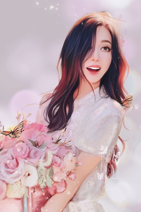 credit: shanlie.art Snsd Fanart, Tiffany Young, Art