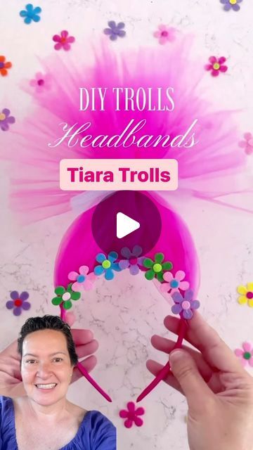 Trolls Headband Diy, Justin Timberlake Hair, Troll Headband Diy, Troll Hair Diy, Trolls Headband, Troll Costume, Kids Headbands, Girl Birthday Themes, Headband Tiara