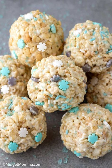 Rice Krispie Balls Recipe, Rice Krispie Balls, Homemade Rice Krispies, Chocolate Rice Crispy Treats, Homemade Rice Krispies Treats, Rice Bubbles, Krispie Treats Recipe, Easy Rice, Frozen Themed