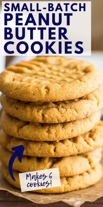 Small Batch Cookies Peanut Butter, One Peanut Butter Cookie, Peanut Butter Cookie For 1, Peanut Butter Cookies For Two, Single Peanut Butter Cookie Recipe, Peanut Butter Cookies For One, Small Batch Peanut Butter Brownies, Easy 2 Person Dessert, Small Batch Peanut Butter Bars