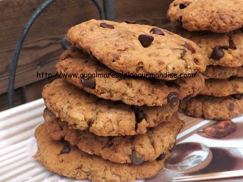 Dessert Ig Bas, Dessert Ww, Biscuits Diététiques, Sweat Treats, Vegan Kitchen, Vegan Healthy, Biscuit Cookies, Healthy Cookies, Chip Cookies