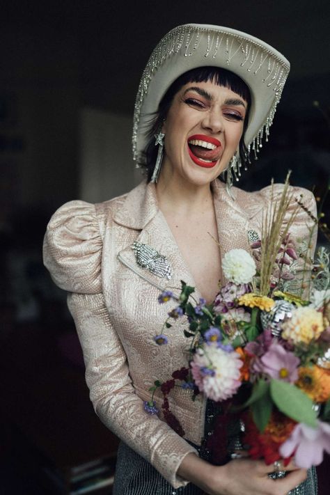 Welcome to Rock n Roll Bride! · Rock n Roll Bride Rock N Roll Wedding Hairstyle, Vintage Rock And Roll Wedding, Punk Bride, Punk Rock Bride, Wedding Ideas Rock And Roll, Rock And Roll Bride, Colorful Bride, Rocker Wedding, Brian Smith