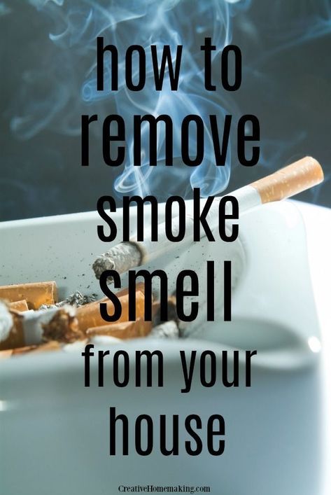 REMOVE SMOKE SMELL - How to remove smoke smell from your house quickly and effectively. How to get smoke smell out of carpet and furniture. #cleaning #cleaninghints #cleaninghacks #cleaningtricks #cleaningtips How To Get Smell Out Of House, How To Get Smells Out Of House, Clean House Smell, Diy Cat Stuff, Deep Cleaning Hacks, Furniture Cleaning, Urine Smells, House Smell Good, Home Bar Ideas