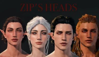 Zip's Heads Bg3 Sims 4 Cc, Baldurs Gate 3 Mods, Bg3 Character Creation, Bg3 Mods, Bg3 Tav Ideas, Bg3 Characters, Bg3 Character, Baldur's Gate Portraits, Mod Hair