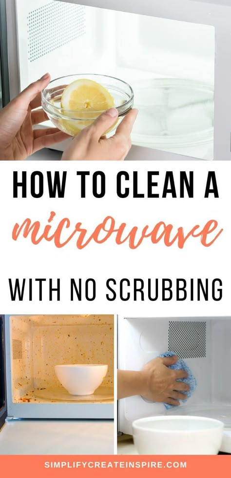 Lemon Microwave Cleaner, Cleaning Microwave With Lemon, Microwave Cleaning Hacks, Clean Microwave Vinegar, Clean A Microwave, Microwave Cleaning, Microwave Cleaning Hack, Easy Microwave Cleaning, Microwave Hacks