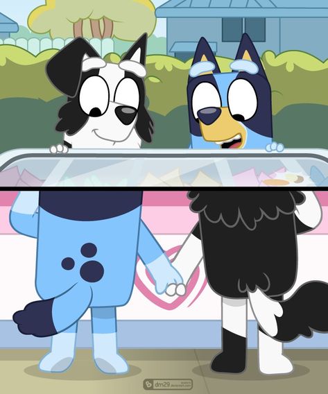 Blue And Mackenzie, Bluey X Mackenzie, Bingo Funny, Cute Backgrounds For Iphone, Funny Puns Jokes, 2160x3840 Wallpaper, Cute Funny Cartoons, Cute Cartoon Characters, Cute Kawaii Drawings