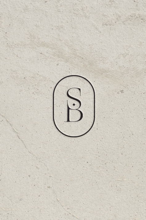 Elegant and minimal S and B monogram logo. Bs Initial Logo, B And S Logo, Elegant Monogram Logo, S B Logo Design, S Typography Logo, Ss Logo Design Style, Sj Monogram, Sb Logo Design, S B Logo